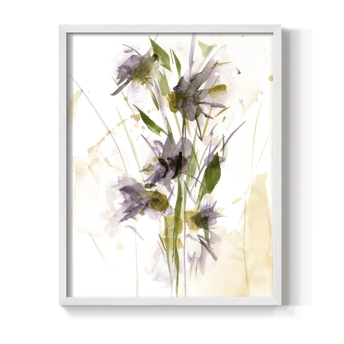 After Rain III Framed Print in White Solid Wood 11 x 14 Framed Print