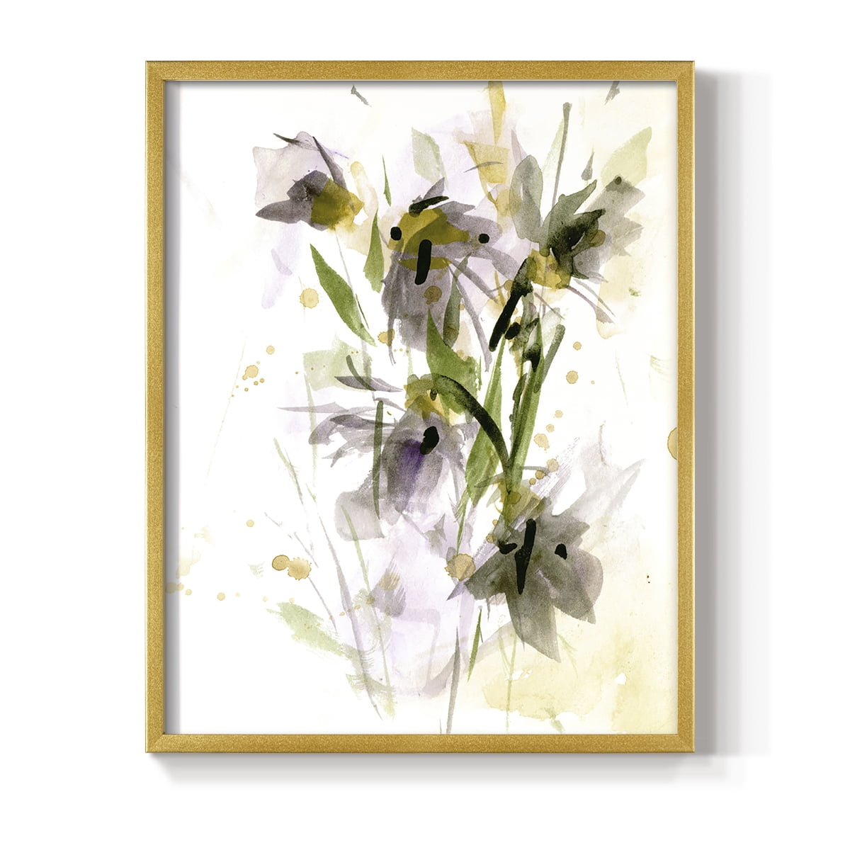After Rain IV Framed Print in Gold Solid Wood 8 x 10 Framed Print