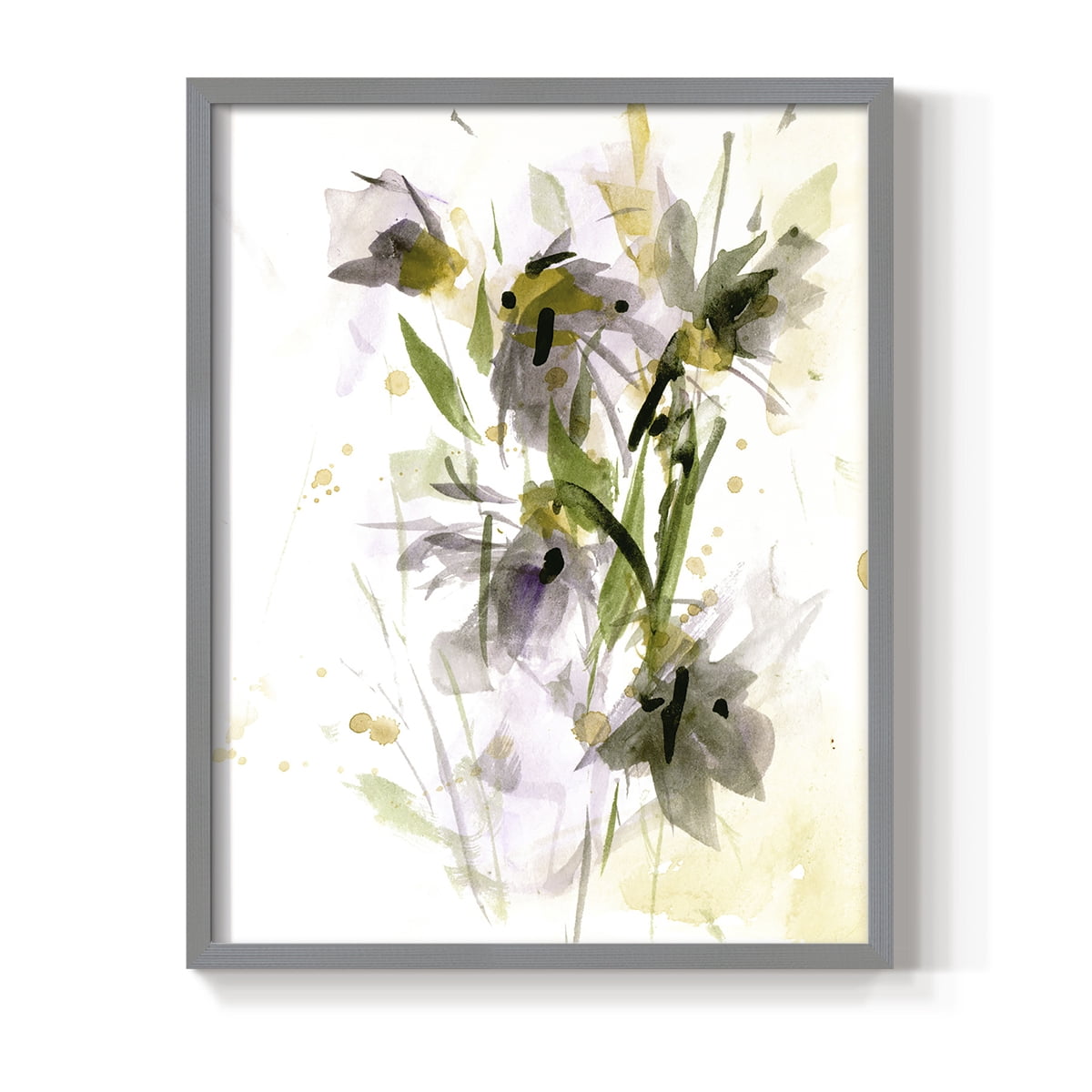 After Rain IV Framed Print in Gray Solid Wood 22 x 28 Framed Print