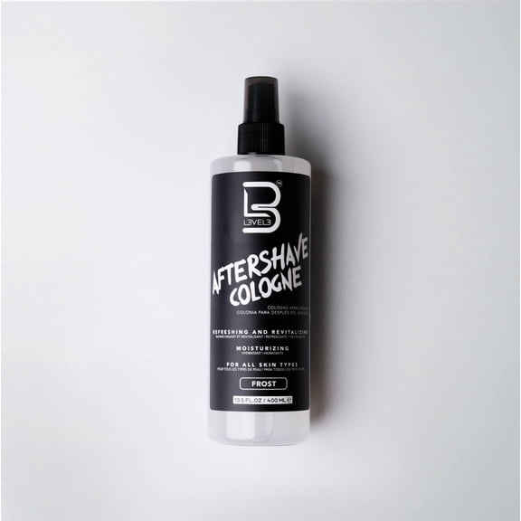 L3 Level 3 After Shave Spray Cologne - Softens Skin - Refreshes and Relieves Face and Skin - Moisturizing Formula Level Three After Shaving