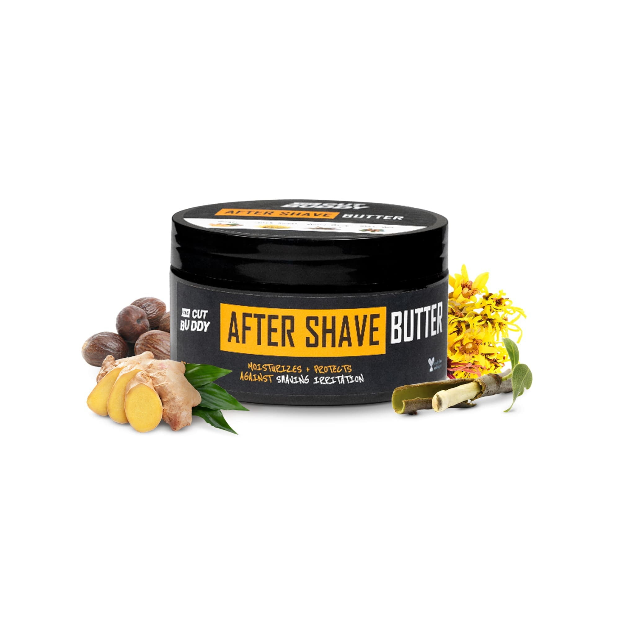 The Cut Buddy After Shave Moisturizer Butter for Men (Gingerbread Scent, 8 oz)