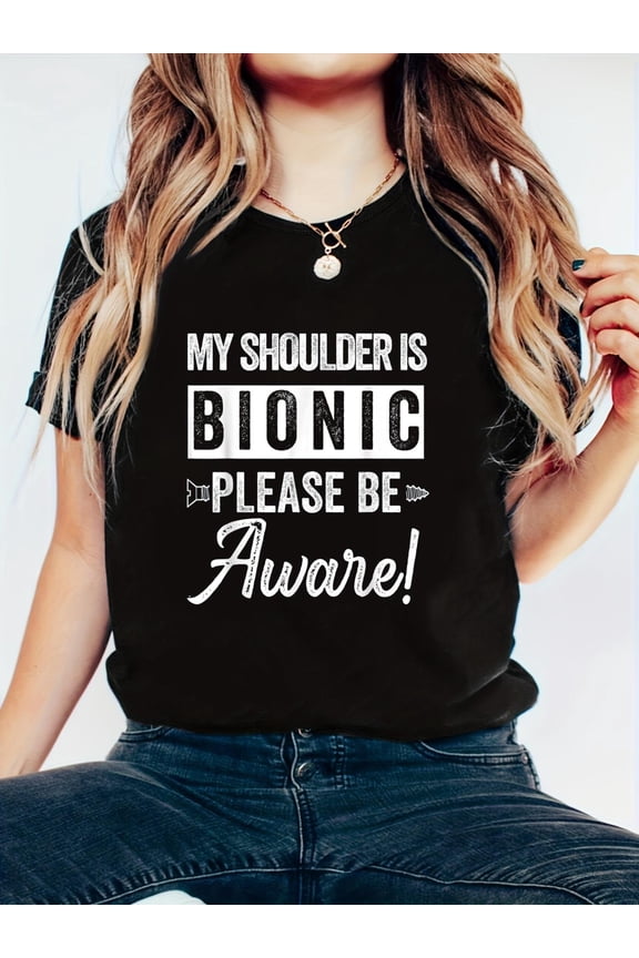 After Shoulder Bionic Surgery Recovery Men Women Get Well T-Shirt