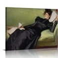 thumbnail image 1 of After The Dance Aesthetic Poster, Roman Casas Young On Green Sofa Canvas Wall Art, Famous Female Oil Print Painting, Wall Decor, 1 of 4