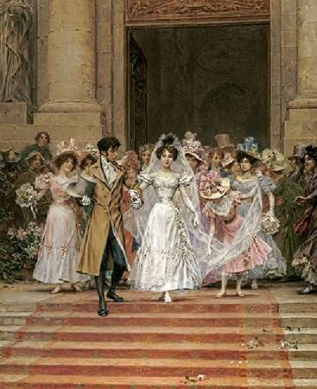 After The Wedding Canvas Art - Frederik Hendrik Kaemmerer (24 x 30)