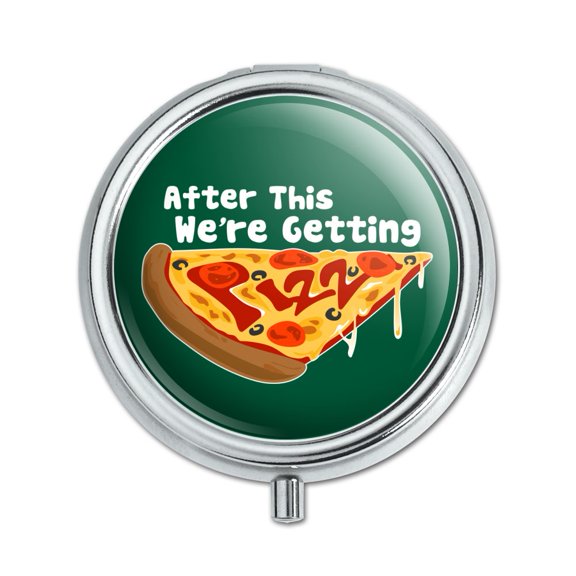 After This We're Getting Pizza Funny Pill Case Trinket Gift Box