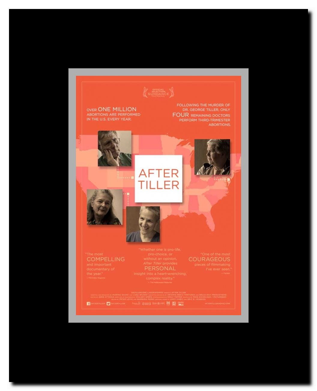 After Tiller Framed Movie Poster