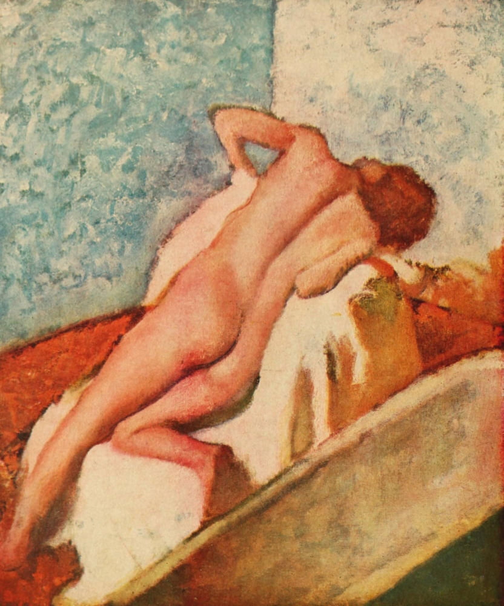 After the Bath 1 Canvas Art - Edgar Degas (24 x 36)