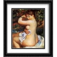 thumbnail image 1 of After the Bath 2x Matted 28x32 Large Black Ornate Framed Art Print by Renoir, Pierre Auguste, 1 of 2