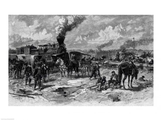 After the Battle of Seven Pines June 1862 Canvas Art - (24 x 18)