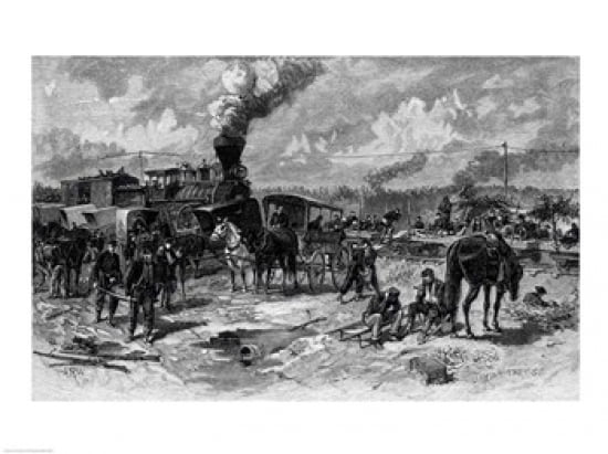 After the Battle of Seven Pines June 1862 Canvas Art - (36 x 24)