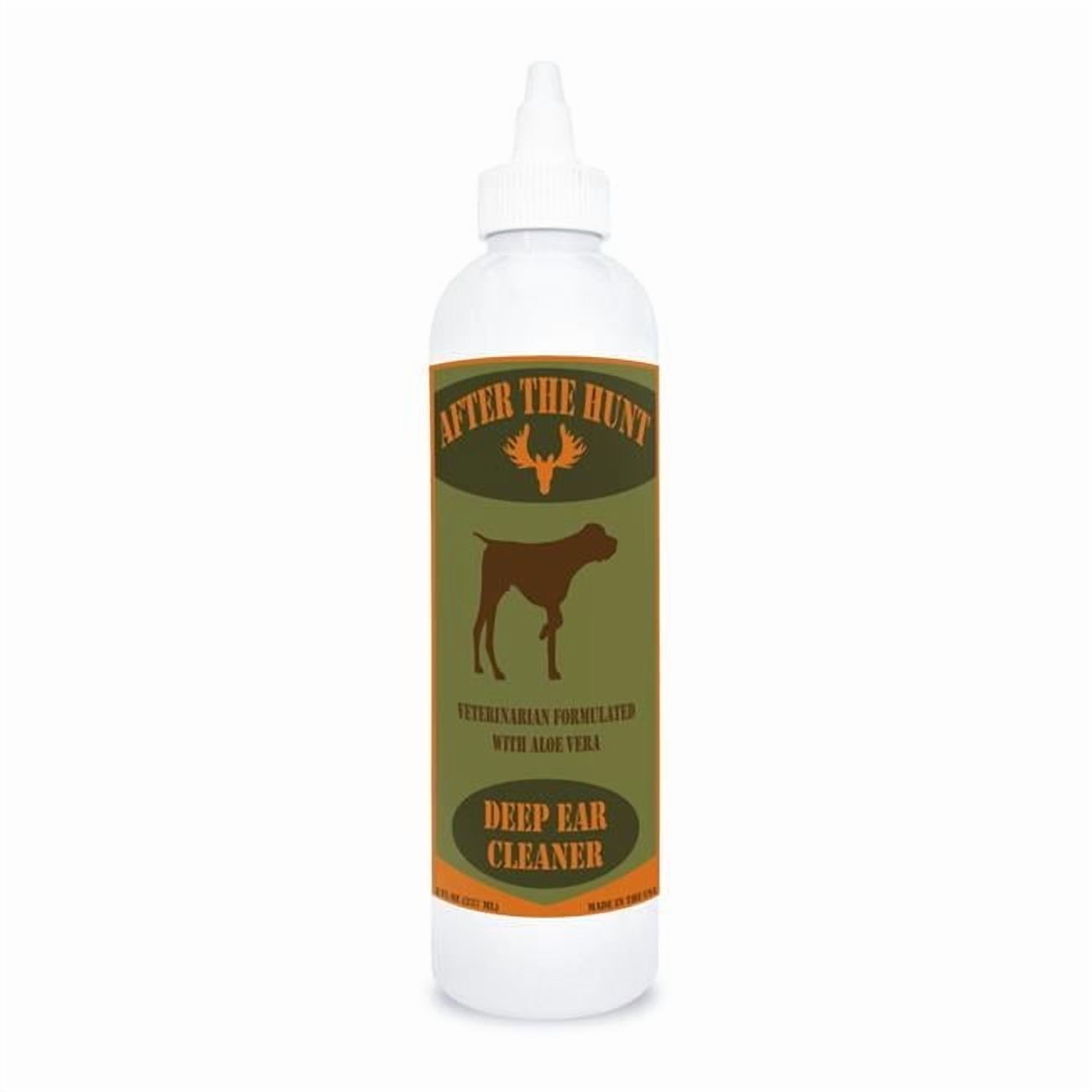 After the Hunt 192959899689 8 oz Dog Deep Ear Cleaner for Wax Buildup Dirt Infections Ear Odor & Itching or Scratching Sweet Pea Vanilla