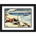 thumbnail image 1 of After the Hurricane 2x Matted 36x28 Large Black Ornate Framed Art Print by Homer, Winslow, 1 of 2