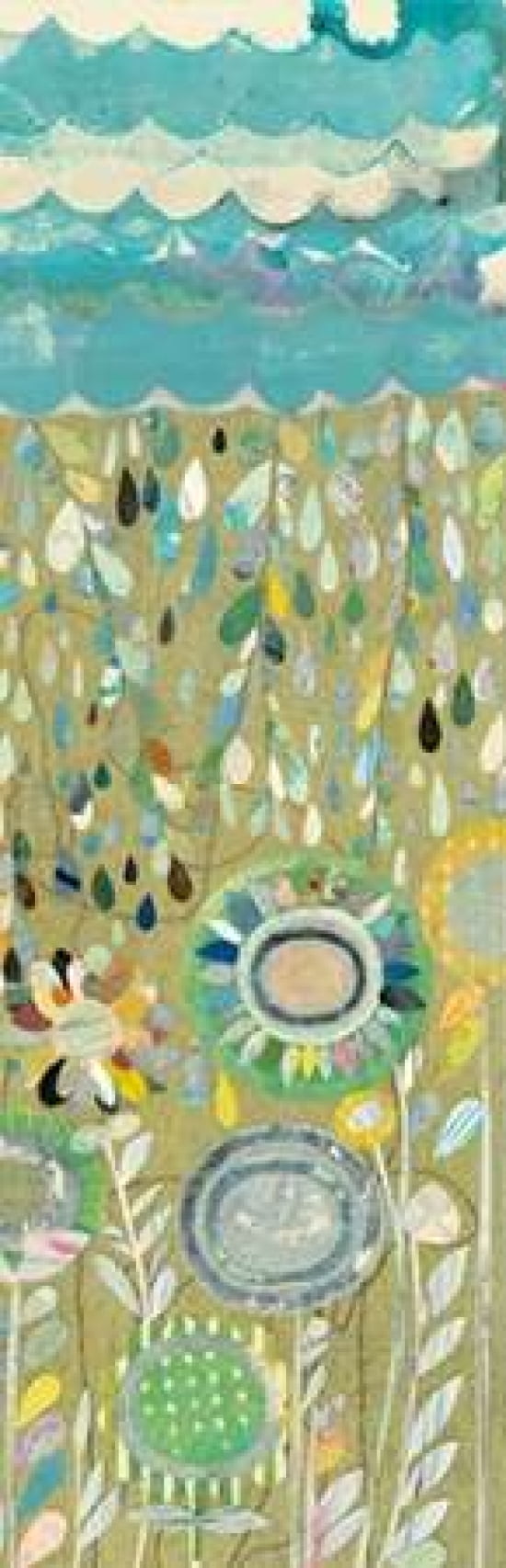 After the Rain III Canvas Art - Candra Boggs (12 x 36)