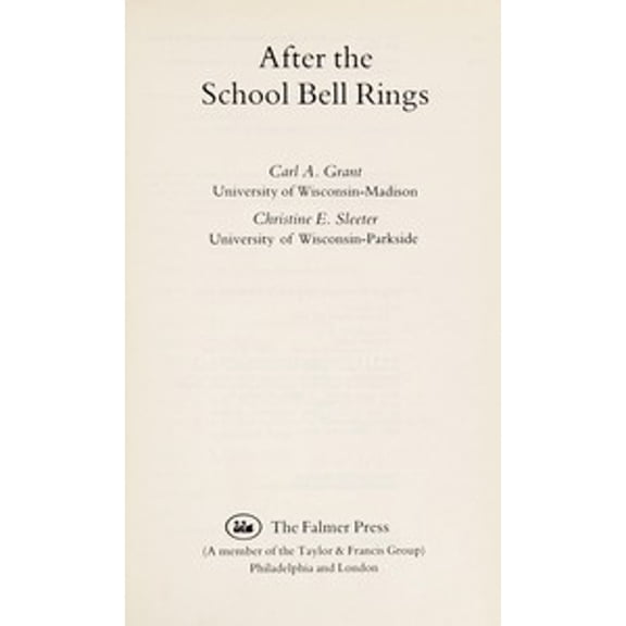 Pre-Owned After the School Bell Rings (Paperback) 9781850000860