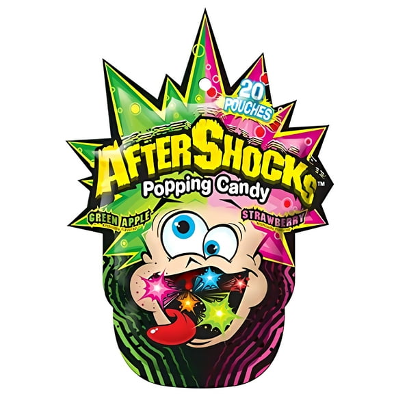 AfterShocks Popping Candy, 1.06 Ounce -- 18 per case.