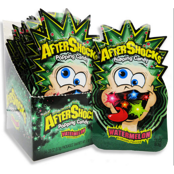 AfterShocks Popping Candy - Watermelon - 24 Ct.