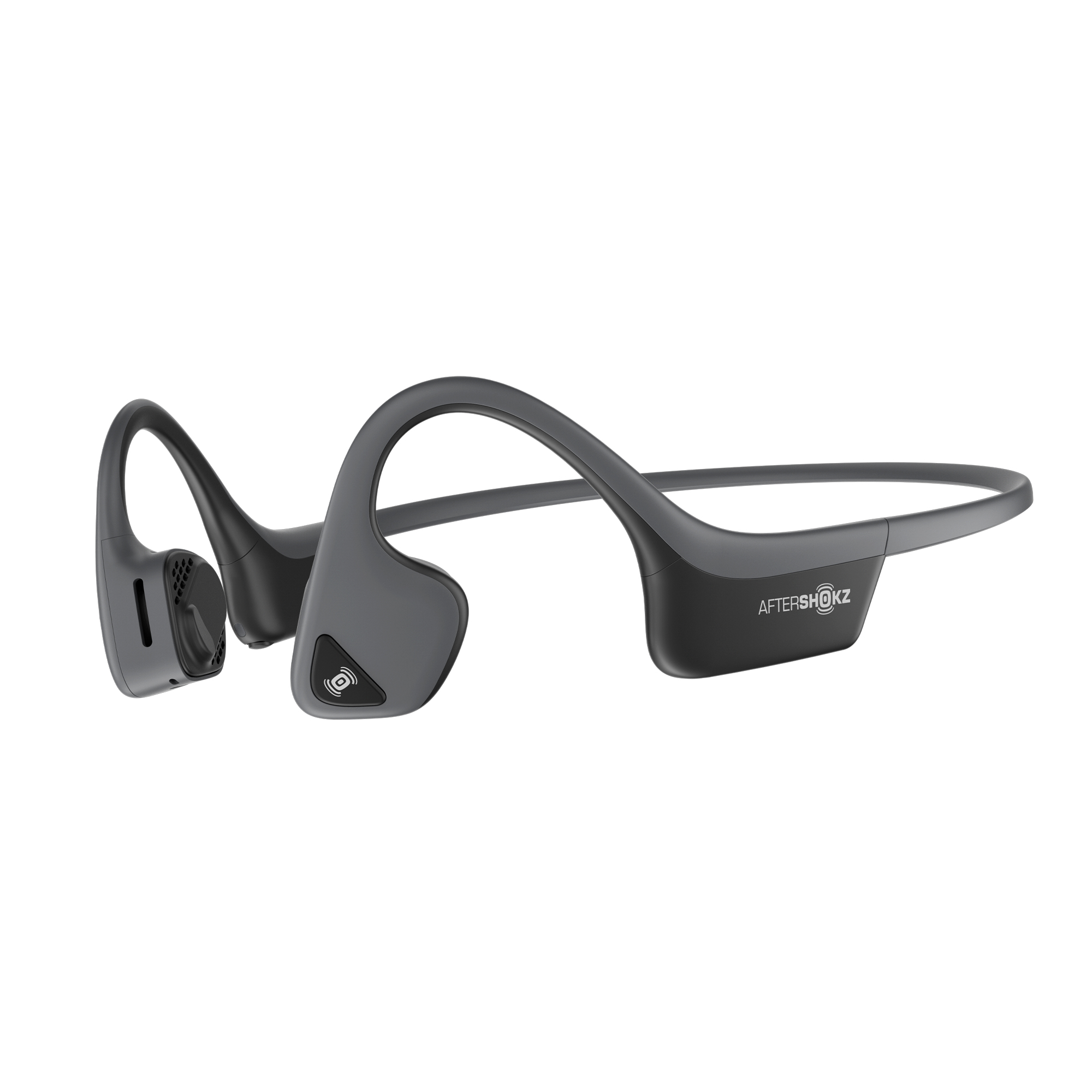 AfterShokz Bluetooth Behind-the-Neck, On-Ear Headphones, Slate Grey, 855121007311 - image 1 of 4