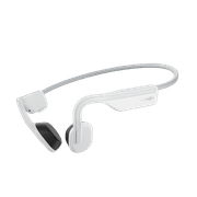 AfterShokz OpenMove Wireless Bone Conduction Headphones Bluetooth 5.0 Open Ear for Sports (Alpine White)