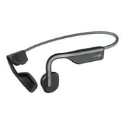 AfterShokz OpenMove Wireless Bone Conduction Headphones Bluetooth Open Ear for Sports (Slate Gray)