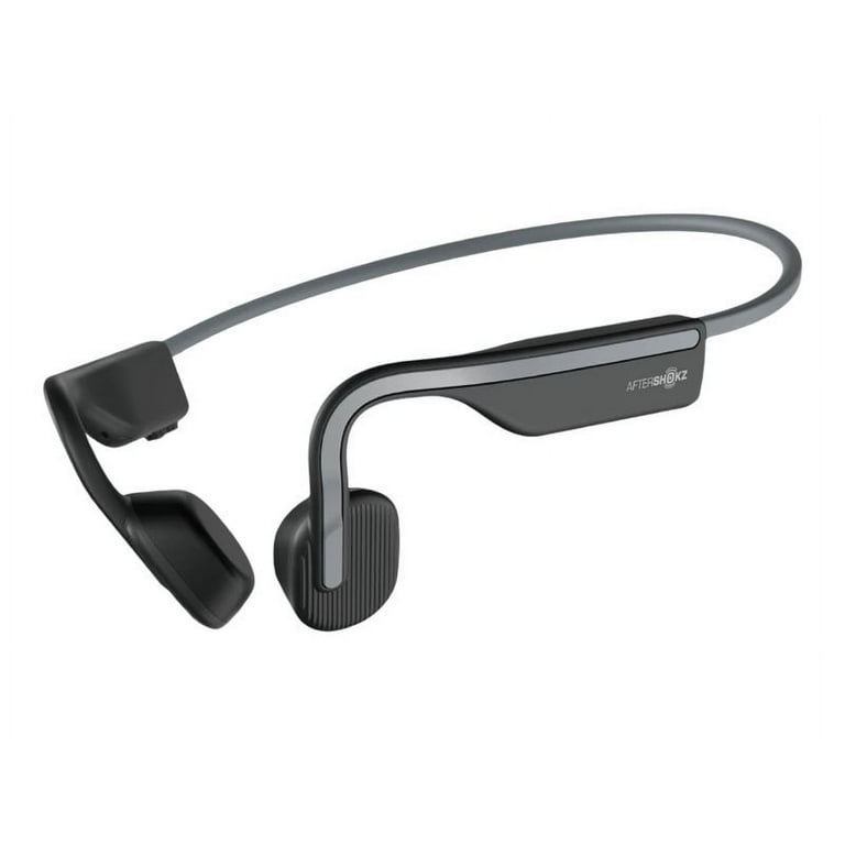 AfterShokz OpenMove Wireless Bone Conduction Headphones Bluetooth Open Ear  for Sports (Slate Gray) 
