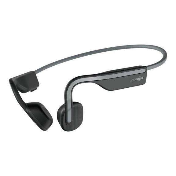AfterShokz OpenMove Wireless Bone Conduction Headphones Bluetooth Open Ear for Sports (Slate Gray)