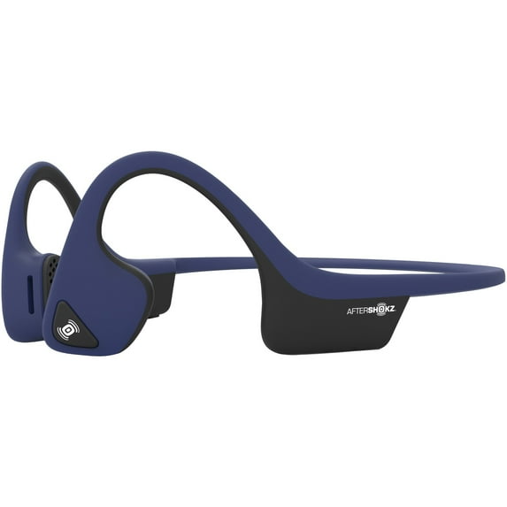 AfterShokz Trekz Air Bone On-Ear Headphones, Midnight Blue, 855121007366