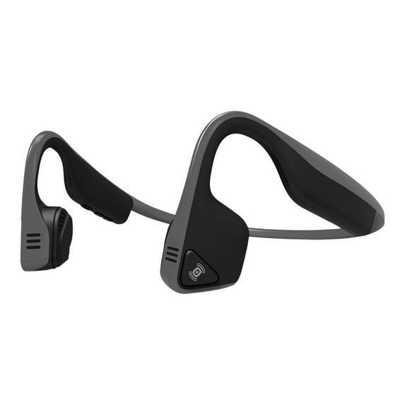 AfterShokz Trekz Titanium Headphones with Mic Bluetooth Wireless OpenEar Headphone, Black