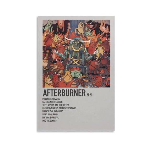 Afterburner by Dance Gavin Dance Canvas Poster Mural Decor Printing Picture Painting Living Room Hallway Decor Unframe-style