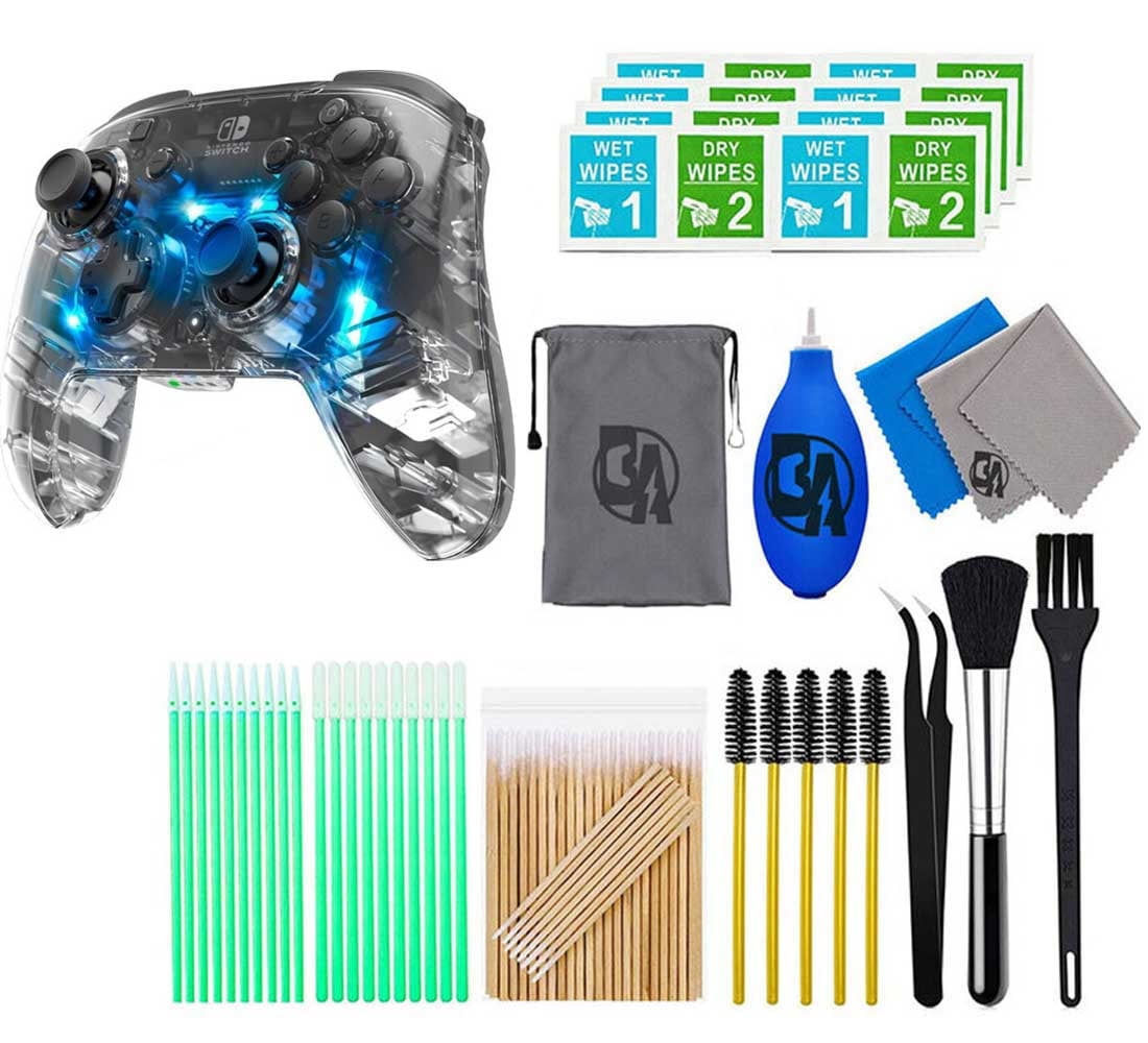 Afterglow Wireless Deluxe Controller For Switch Multi With Cleaning