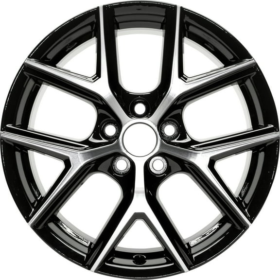Aftermarket 2011-2018 Toyota Rav4 18 X 7.5 Replacement Wheel Machined and Black-75201