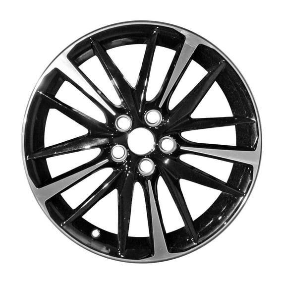 Aftermarket 2018-2022 Toyota Camry 19x8 Aluminum Wheel, Rim Machined And Gloss Black - 75222
