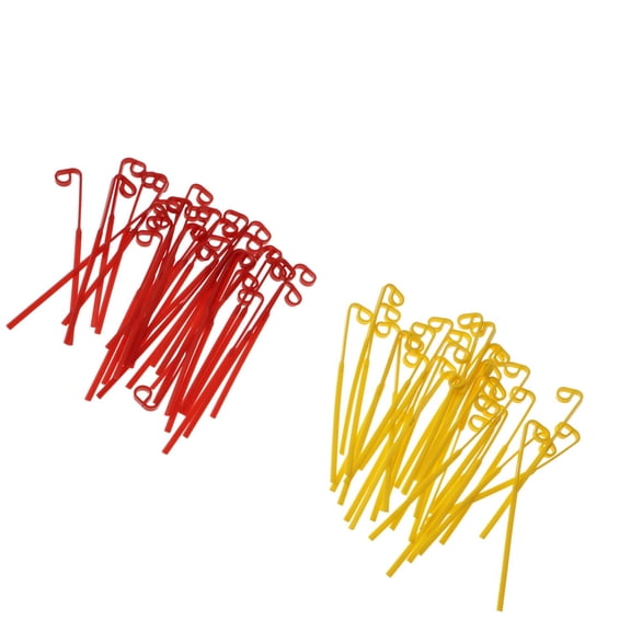 Aftermarket 60x Red Yellow Flexible Weed Eater Line Blades for Trimmer Edgers