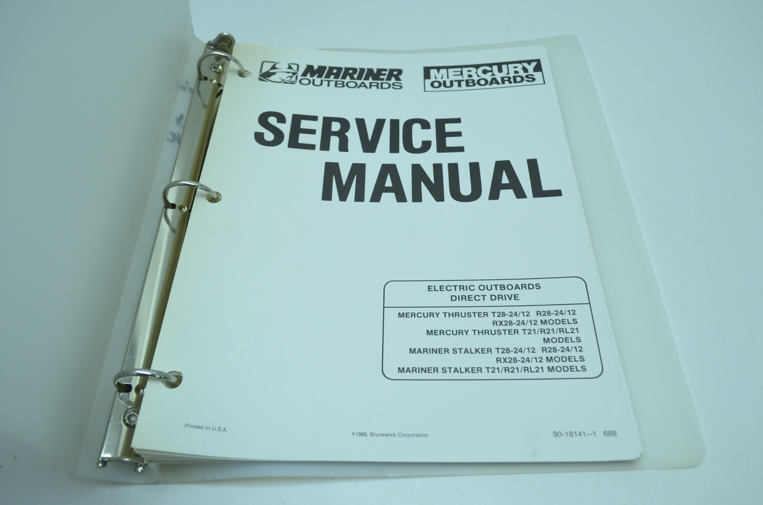 Aftermarket 90-18141-1 1988 Electric Outboards Service Manual - Walmart.com