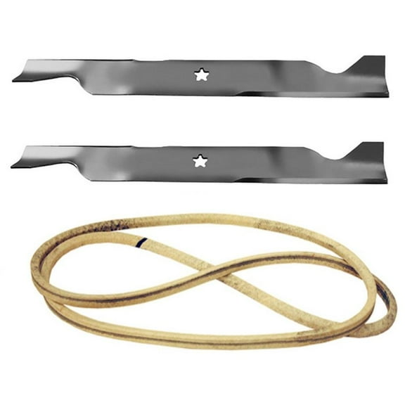 RAParts Aftermarket Belt and Blade Set Fits Husqvarna Fits 2 Blade 46" Decks Replaces 532405143 503405380