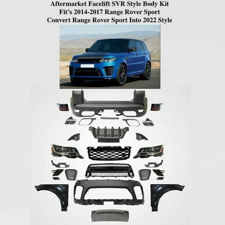 Aftermarket "Facelift" SVR Style Bodykit For 14-17 Range Rover Sport L494 NEW