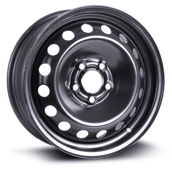 Aftermarket Steel Rim 16X6, 5X108, 65.1, +43, black finish (MULTI APPLICATION FITMENT) X40837