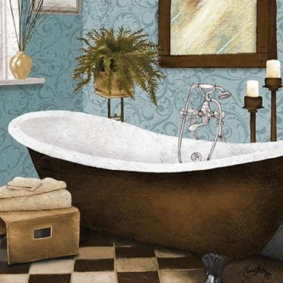 Afternoon Bath II Canvas Art - Elizabeth Medley (24 x 24)