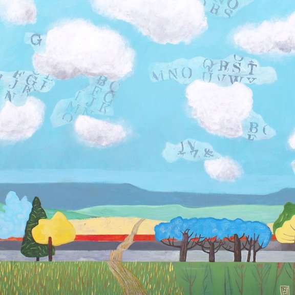 Afternoon Letter Clouds Poster Print - Nathaniel Mather (24 x 24)