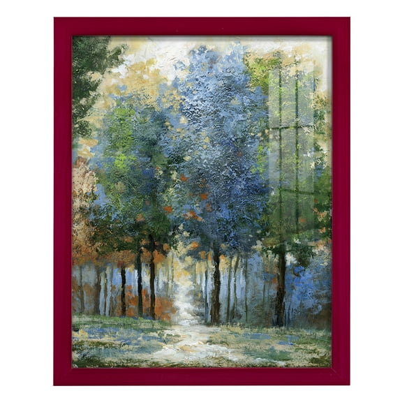 Afternoon Light -Framed Print w/glass-Cherry Red