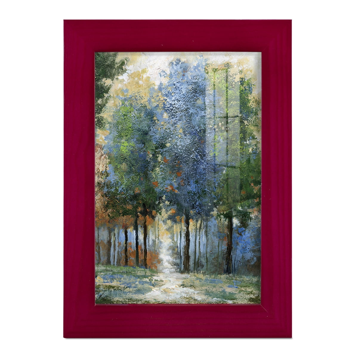 Afternoon Light -Framed Print w/glass-Cherry Red