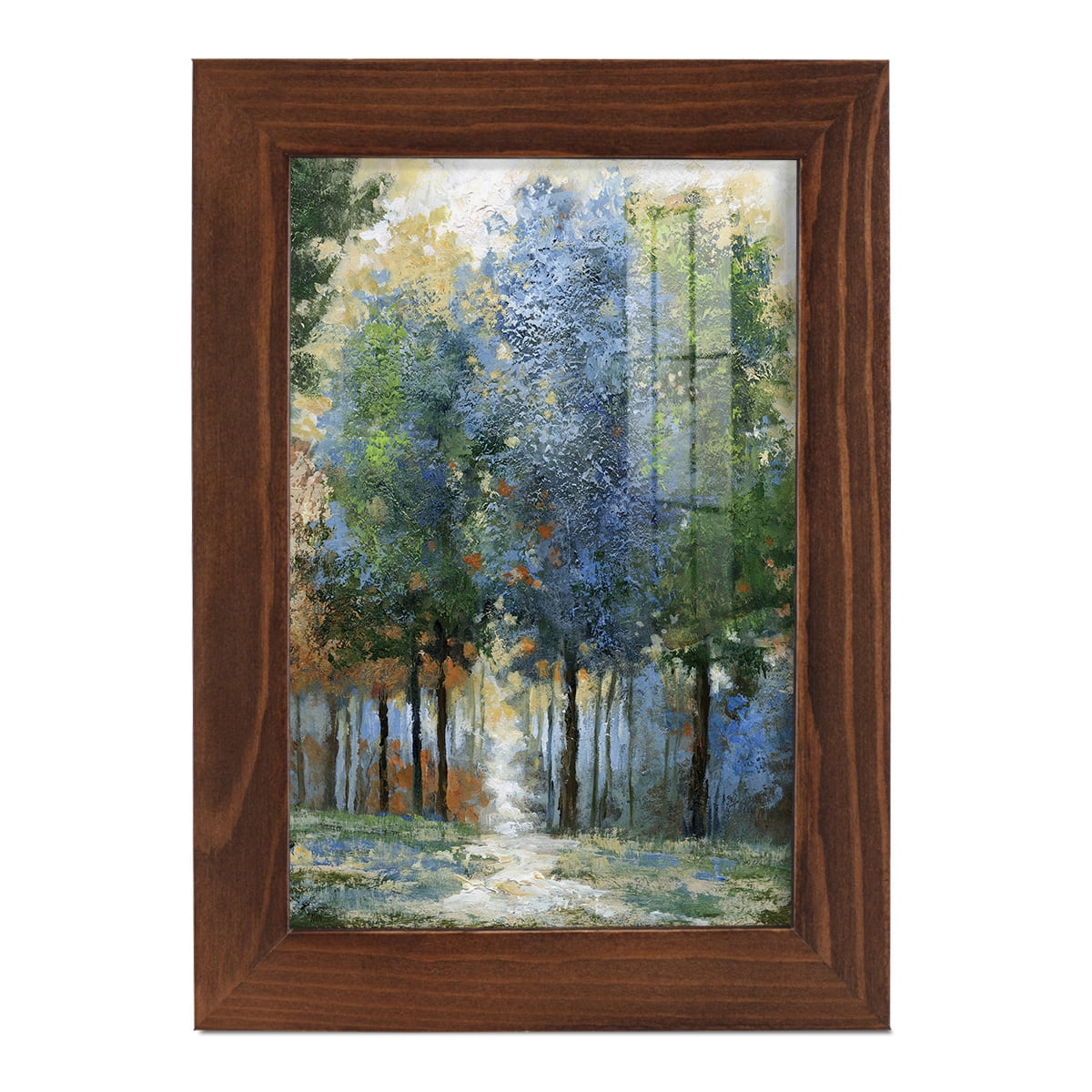 Afternoon Light -Framed Print w/glass-Chestnut