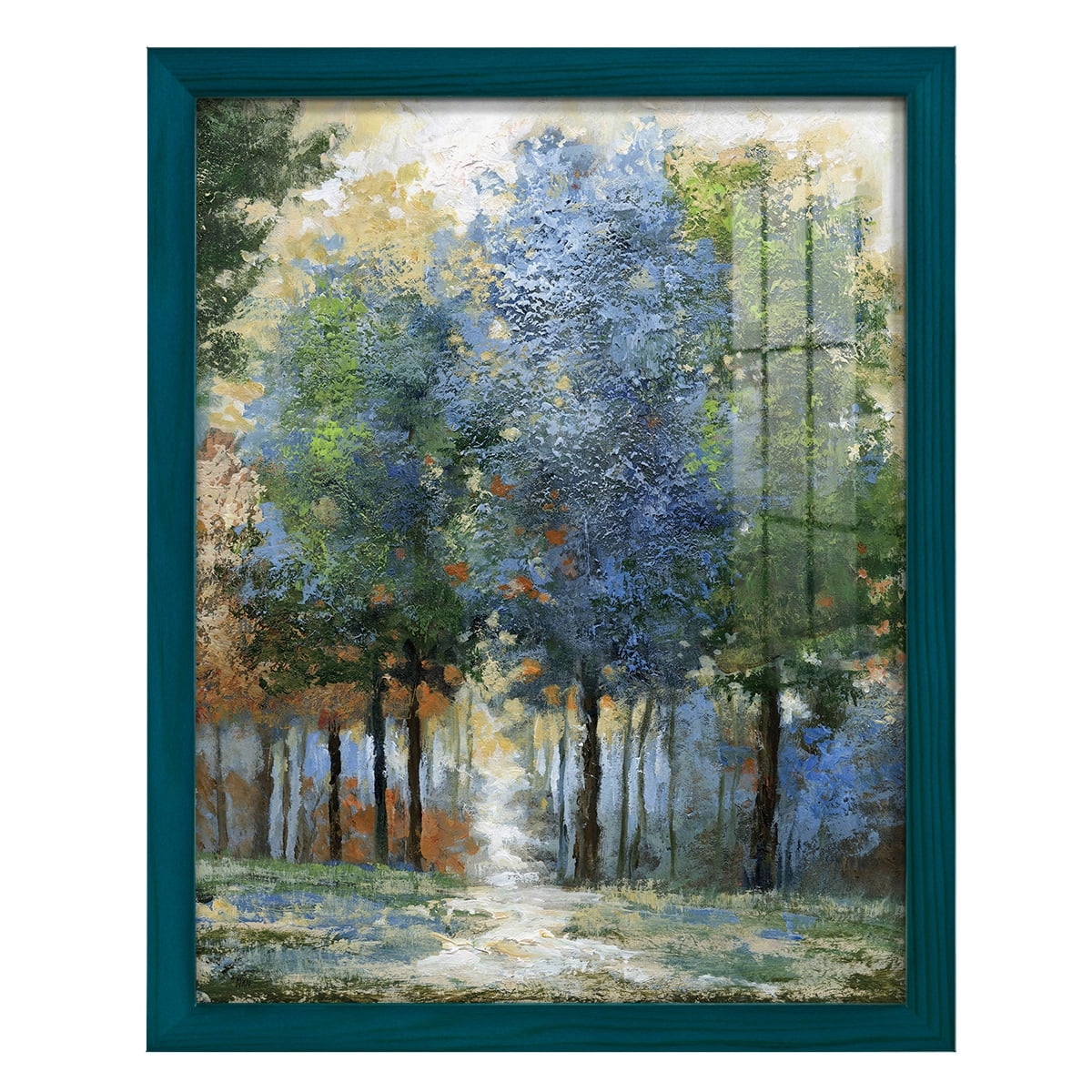 Afternoon Light -Framed Print w/glass-Ocean Blue