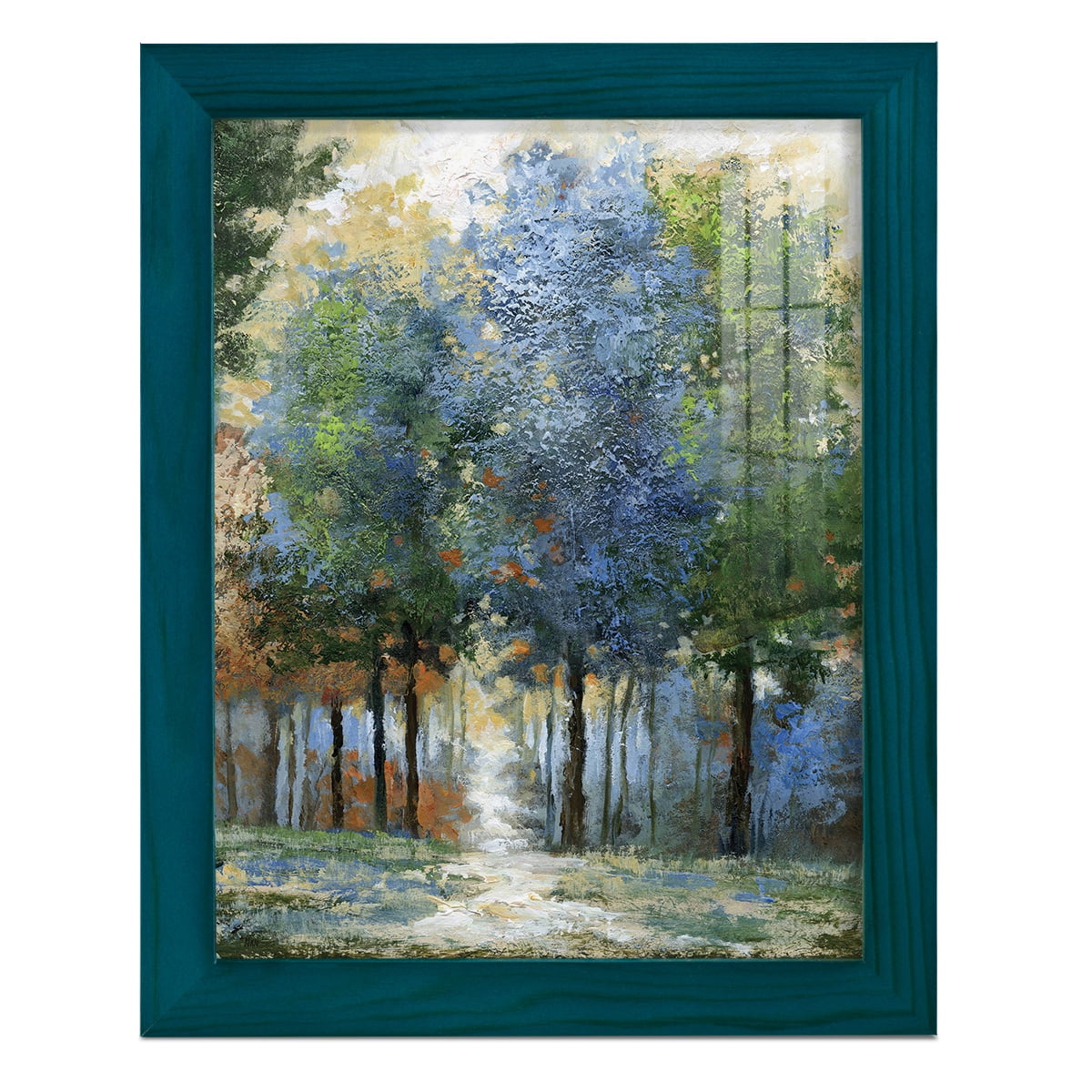 Afternoon Light -Framed Print w/glass-Ocean Blue