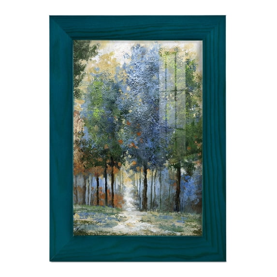 Afternoon Light -Framed Print w/glass-Ocean Blue