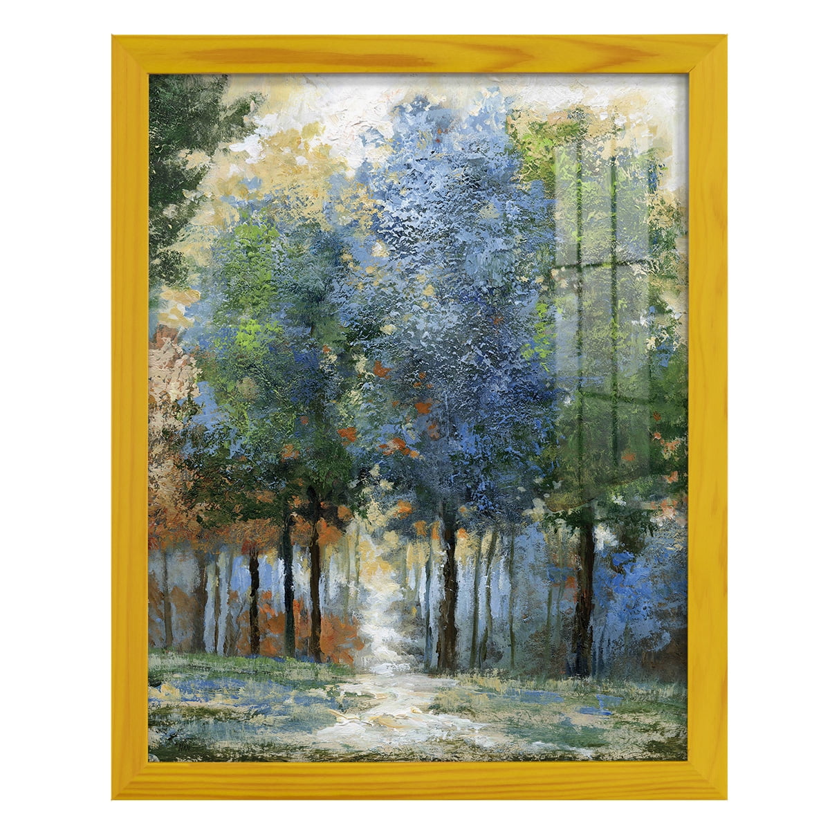 Afternoon Light -Framed Print w/glass-Sunflower Yellow