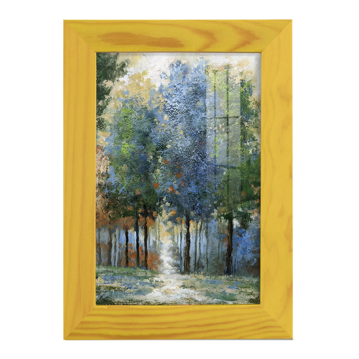 Afternoon Light -Framed Print w/glass-Sunflower Yellow