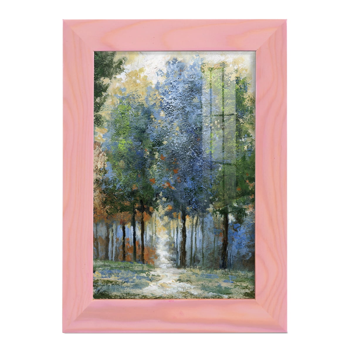 Afternoon Light -Framed Print w/glass-Sunset Pink