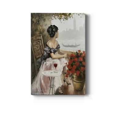 Afternoon On The Canal Premium Gallery Wrapped Canvas - Ready to Hang - 8 x 12