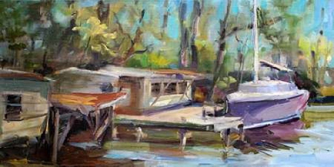 Afternoon Rest Canvas Art - Carol Hallock (10 x 20)