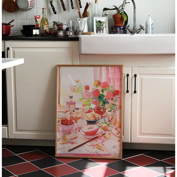 Afternoon Tea Print Vintage Tea Tea Vintage Kitchen Decor Kitchen Wall Art Tea Gift, Unframed Paper Print
